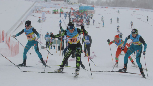 Казахстанские лыжницы выиграли "серебро" в эстафете на Универсиаде-2017