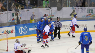 Казахстанские хоккеисты одержали волевую победу над Чехией и вышли в финал Универсиады-2017