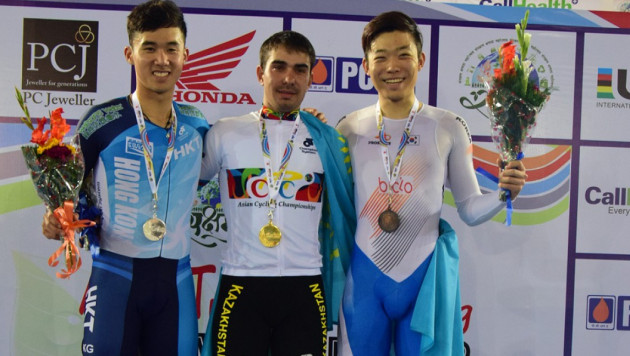 Казахстанец Султанмурат Миралиев выиграл "золото" на чемпионате Азии по велоспорту на треке