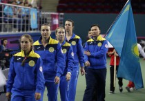 Женская сборная Казахстана по теннису. Фото с сайта fedcup.com