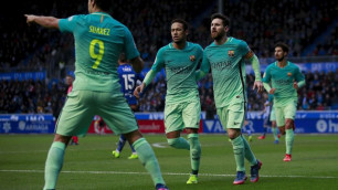 "Барселона" забила шесть мячей "Алавесу" и вышла на первое место в чемпионате Испании