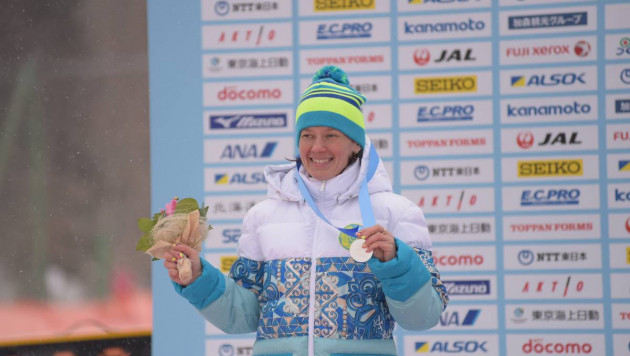 Казахстанская лыжница рассказала, что ей помогло выиграть первую для сборной медаль на Азиаде-2017