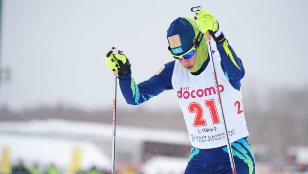 Казахстанская лыжница Елена Коломина выиграла вторую медаль на Азиаде-2017
