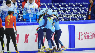 Женская сборная Казахстана по шорт-треку завоевала "бронзу" на Азиаде-2017