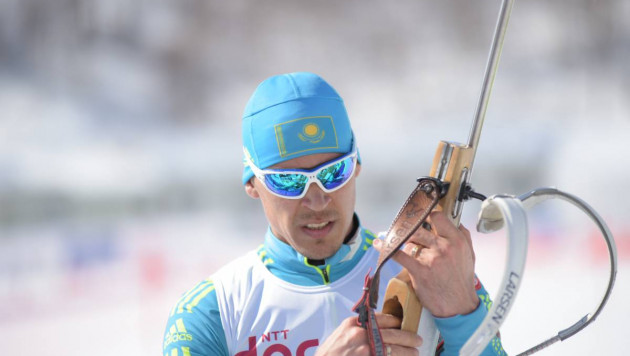 Казахстанский биатлонист выиграл "золото" в масс-старте на Азиаде-2017
