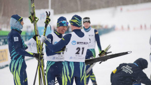Казахстанские лыжники выиграли "серебро" и "бронзу" в масс-старте на Азиаде-2017
