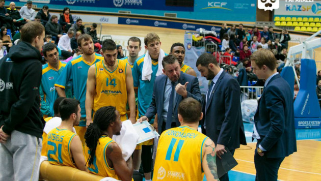 Баскетболисты "Астаны" одержали третью подряд победу в Единой лиге ВТБ