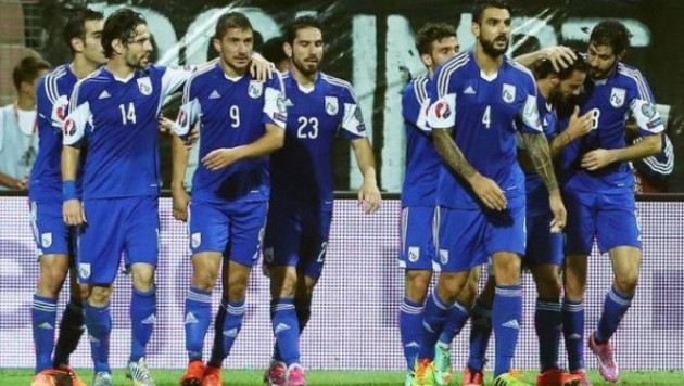 Кипрские футболисты вышли вперед в матче с Казахстаном