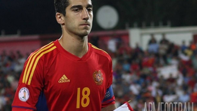 Генрих Мхитарян выйдет в стартовом составе сборной Армении на матч с Казахстаном