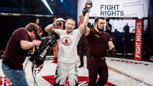 Казахстанский боец Жумагулов нокаутировал россиянина на турнире Fight Nights Global 