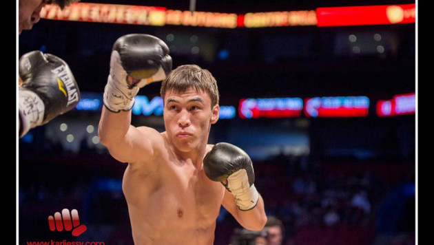 Казахстанский боксер Батыр Джукембаев нокаутировал мексиканца и завоевал первый титул в профи
