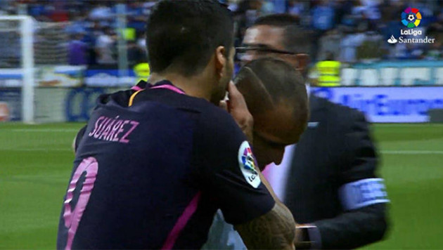 Суарес сделал замечание бывшему одноклубнику за празднование гола в ворота "Барселоны"