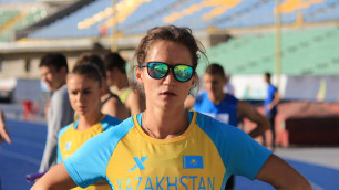 Казахстанка Виктория Зябкина сделала "золотой" хет-трик на Гран-при Азии по легкой атлетике
