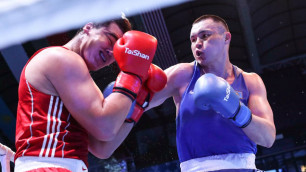 Кункабаев нокаутировал соперника на ЧА-2017 и стал десятым четвертьфиналистом от Казахстана