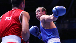 Боксер Альжанов одержал победу в стартовом раунде и первым из казахстанцев вышел в финал ЧА-2017