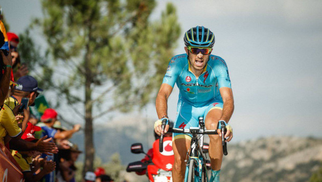 Катальдо показал лучший результат среди гонщиков "Астаны" на пятом этапе "Джиро д'Италия