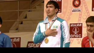 Казахстанец завоевал "золото" на чемпионате Азии по борьбе