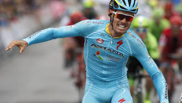 Велогонщик "Астаны" Санчес стал третьим на восьмом этапе "Джиро д'Италия"