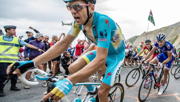 Гонщик "Астаны" Кангерт финишировал седьмым на девятом этапе "Джиро д'Италия"