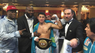 Видео досрочной победы небитого казахстанского боксера Турарова над мексиканцем в США