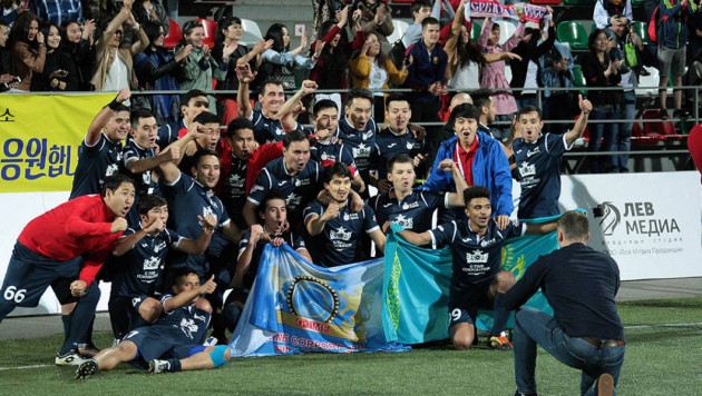 Сборная Казахстана впервые в истории стала чемпионом мира по футболу среди артистов