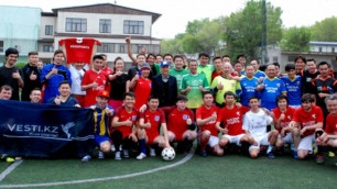Сборная EML стала серебряным призером первого чемпионата Алматы среди СМИ по футболу