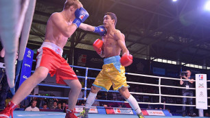 Казахстанский боксер Аманкул выбран лучшим боксером полуфинала WSB