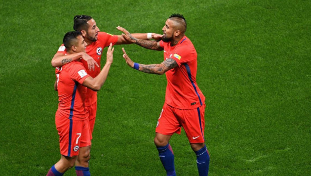 Футболисты сборных Германии и Чили сыграли вничью в матче Кубка конфедераций-2017