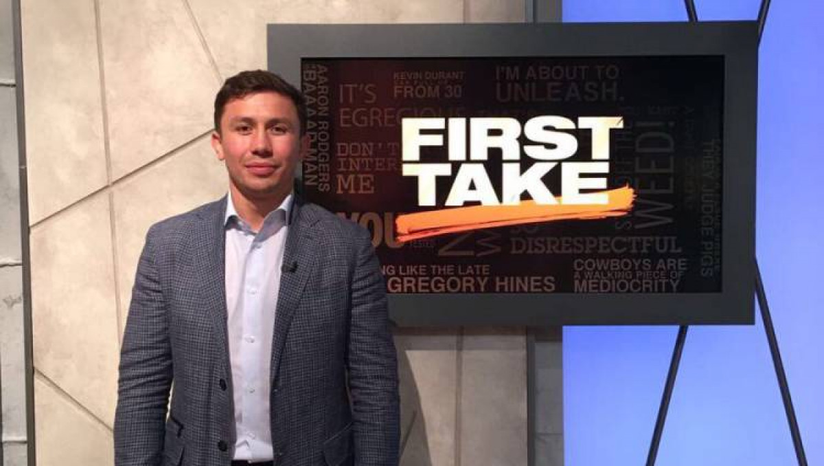 Видео программы First Take на ESPN с участием Головкина и "Канело" на русском языке