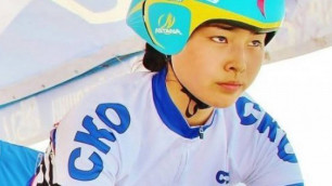 Дана Ахметова. Фото пресс-службы Казахстанской федерации велоспорта 