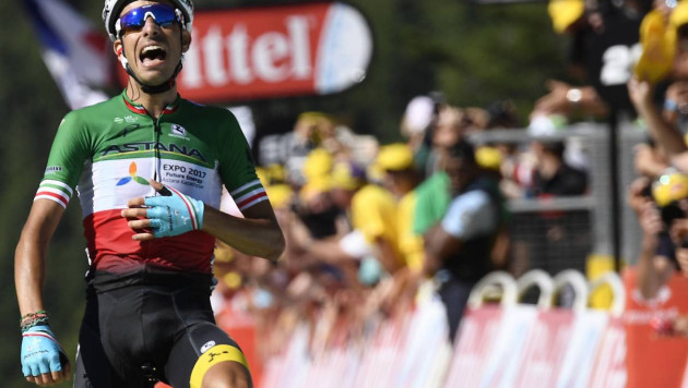 Ару из "Астаны" поднялся на второе место в общем зачете после "королевского" этапа "Тур де Франс"