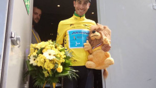 Капитан "Астаны" Фабио Ару сохранил желтую майку по итогам 13-го этапа "Тур де Франс"