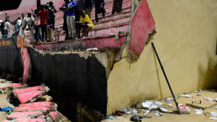 Восемь человек погибли из-за обрушения стены стадиона после футбольного матча в Сенегале