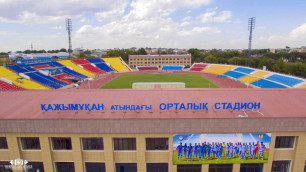 На домашнем стадионе "Ордабасы" начались работы по установке прожекторов
