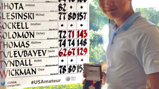 Казахстанский гольфист Тулеубаев выиграл квалификацию к Открытому чемпионату США среди любителей