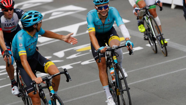 Луценко в отрыве. Как "Астана" боролась за победу на 18-м этапе "Тур де Франс"