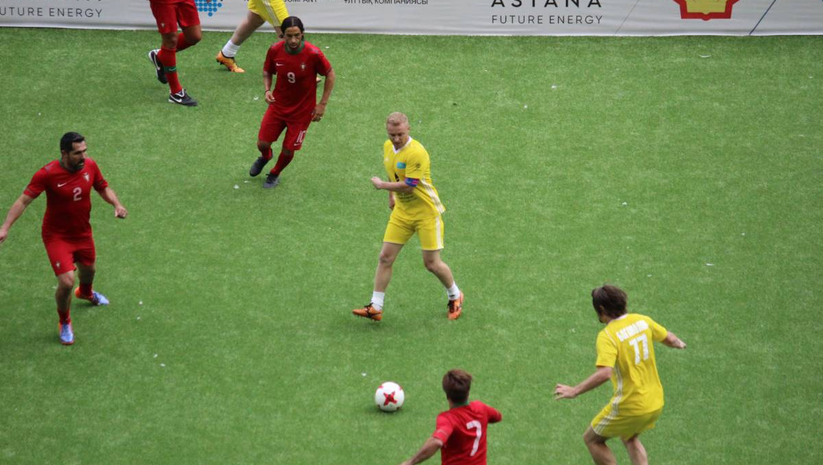 Сборная Казахстана проиграла Португалии в матче за "бронзу" EXPO-2017 Football Cup