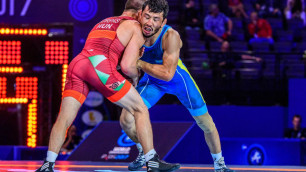 Казахстанский борец завоевал "серебро" на чемпионате мира в Париже