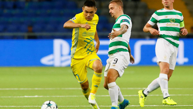 "Астана" и "Селтик" обменялись голами в первом тайме ответного матча Лиги чемпионов