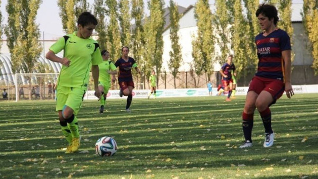 Футболистки "БИИК-Казыгурта" после 77 минут в меньшинстве одержали вторую победу в Лиге чемпионов 