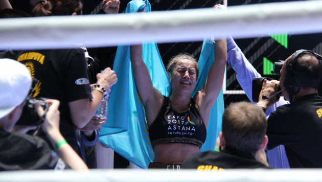 Фируза Шарипова расплакалась после победы в бою за титул чемпионки мира