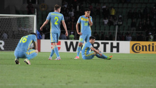 Сборная Казахстана попала в перекладину, заменила Жукова и пропустила гол в первом тайме с Черногорией
