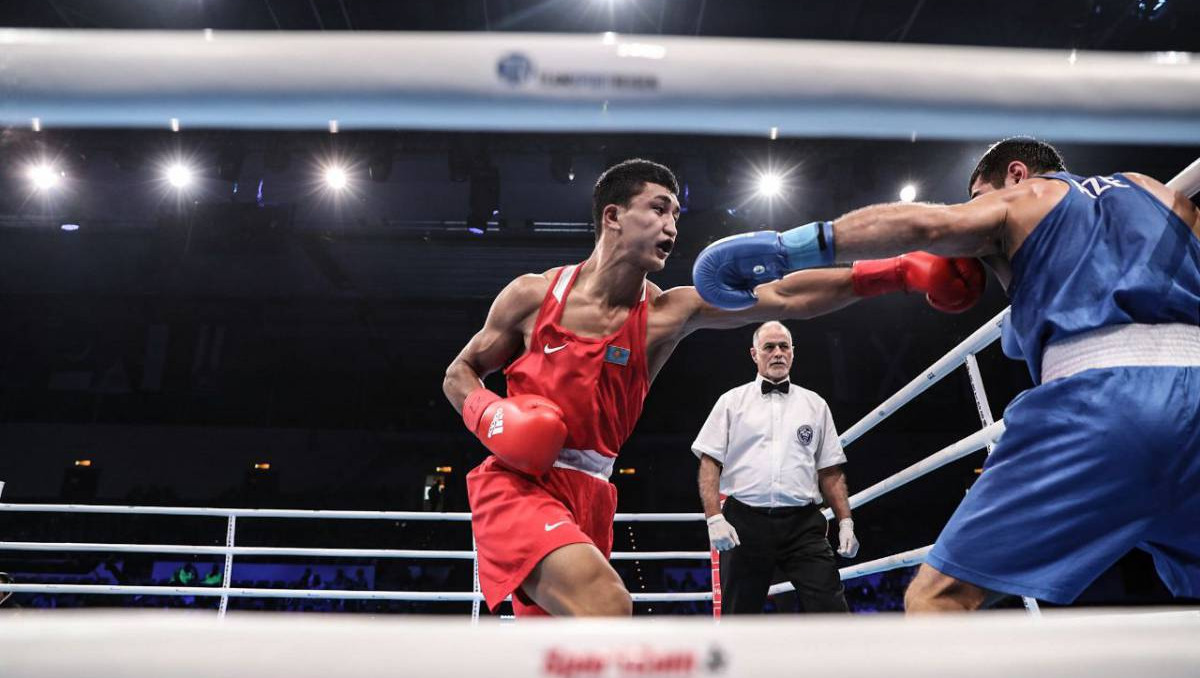 Видео полного боя Абильхана Аманкула в финале чемпионата мира по боксу