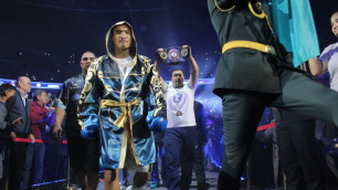 Силуэт казахского батыра в кольчуге. Как будет выглядеть боксерский халат Ислама в бою с Куком в Астане