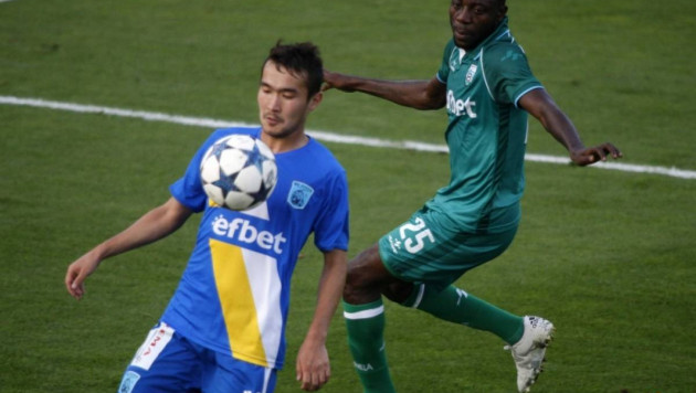 Казахстанец Нургалиев ударом с 25 метров забил первый гол за болгарский клуб