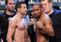 Карл Фроч (Слева) и Андре Уорд. Фото proboxing-fans.com