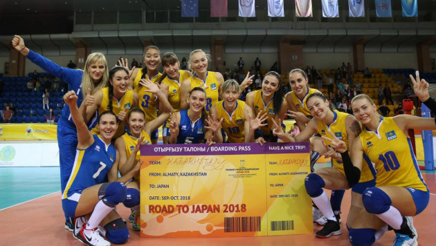 Женская сборная Казахстана по волейболу в четвертый раз подряд вышла на чемпионат мира