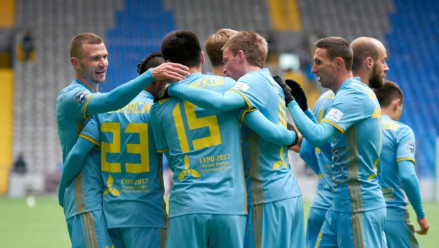 Букмекеры оценили шансы "Астаны" на победу в домашнем матче Лиги Европы со "Славией"