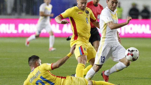 Гол Турысбека не помог сборной Казахстана избежать поражения от Румынии в матче отбора на ЧМ-2018