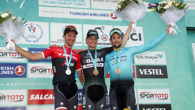Гонщик "Астаны" Минали стал третьим на втором этапе "Тура Турции"